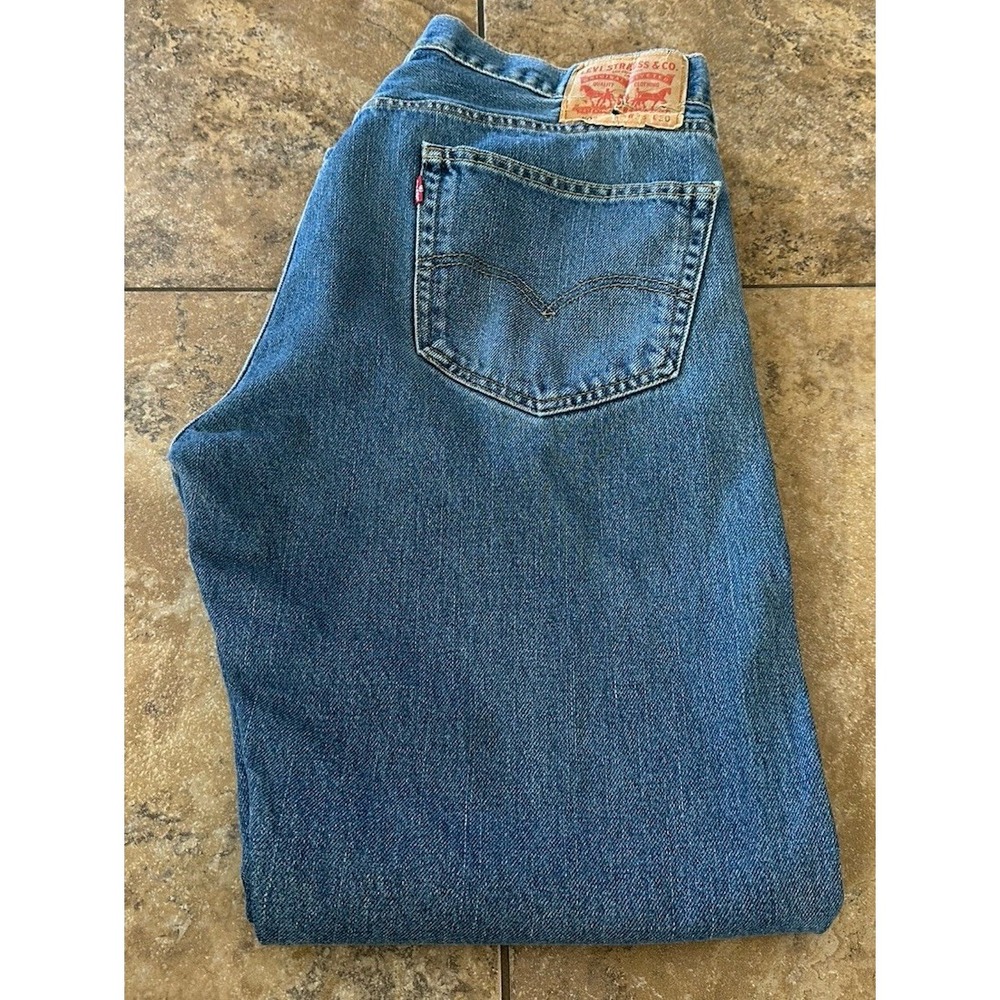 Levi's Men's 505 Jeans, Regular Fit, Size 36x30, 100% Cotton Fit 36X28